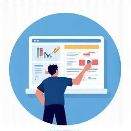 Person pointing at a planning board representing strategy development