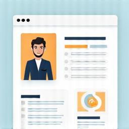 Digital media kit example showcasing artist's profile